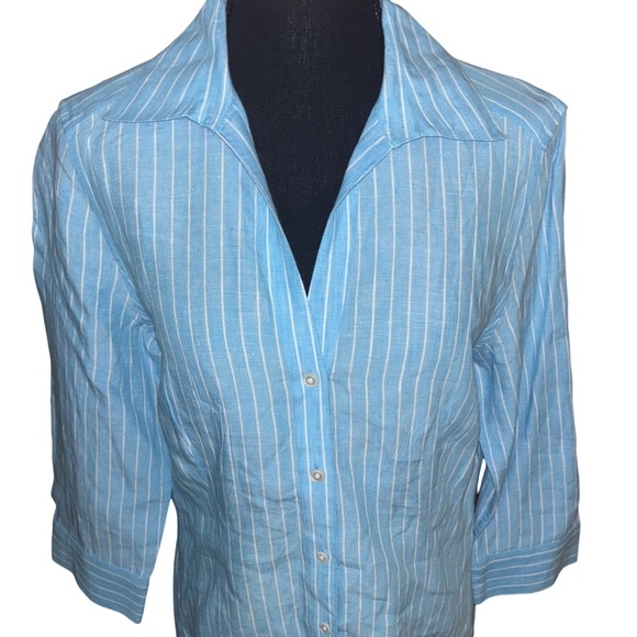 Brooks Brothers Linen Button Down Shirt - Picture 2 of 8